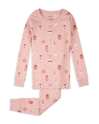 Girls' Ornaments Print Pajama Set - Big Kid