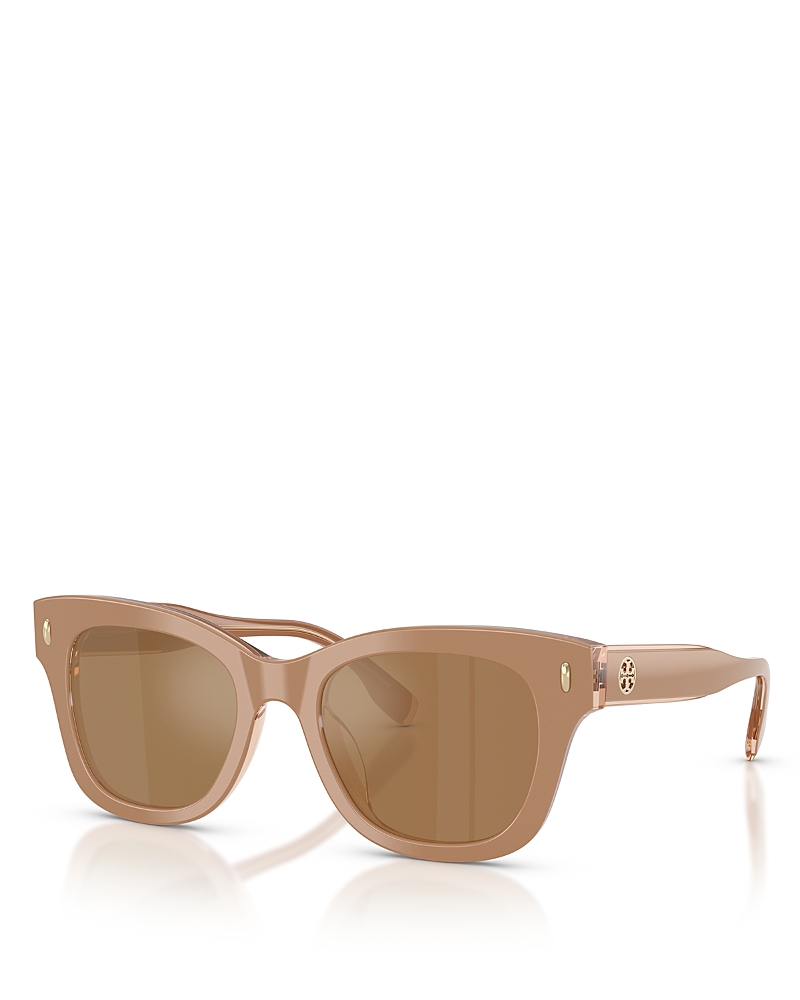 Tory Burch Miller Wayfarer Sunglasses In Brown