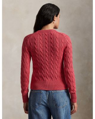 Cotton Cable Knit Cardigan