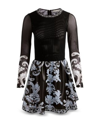 Chara Round Neck Long Sleeve Dress