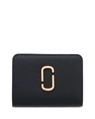 新品MARC JACOBS THE WALLET ブラック MARC JACOBS The Compact Pebbled Leather Wallet | Bloomingdale's
