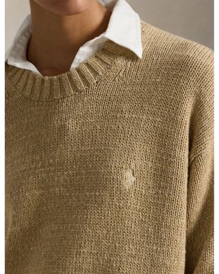 Logo Cotton Crewneck Sweater