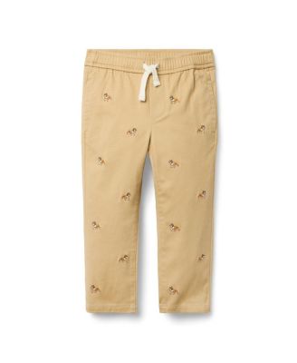 Boys' Embroidered Bulldog Twill Jogger - Baby, Little Kid, Big Kid