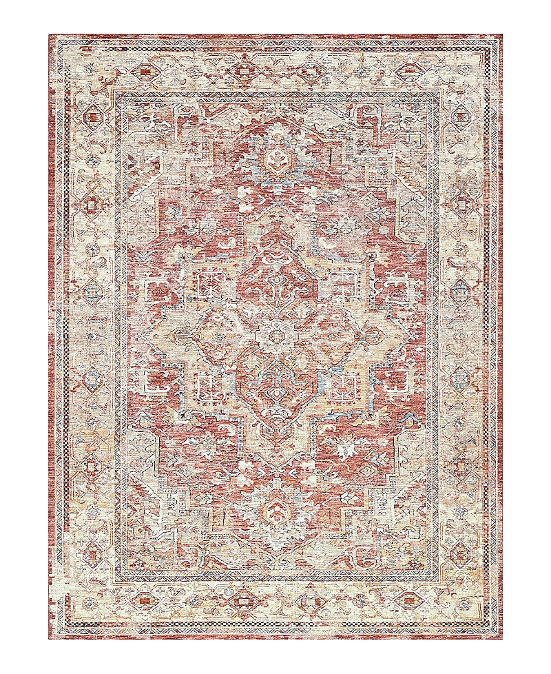 Exquisite Rugs Antique Loom 5600 Area Rug 6'x9' In Red