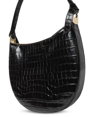 Harlow Medium Embossed Leather Fling Shoulder Bag