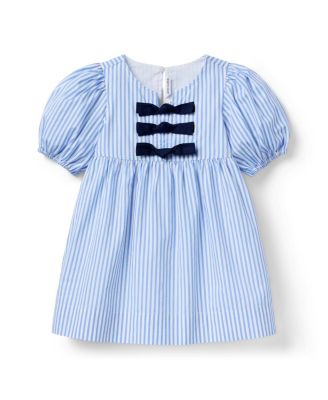 Girls' Striped Bow Dress - Baby, Little Kid, Big Kid