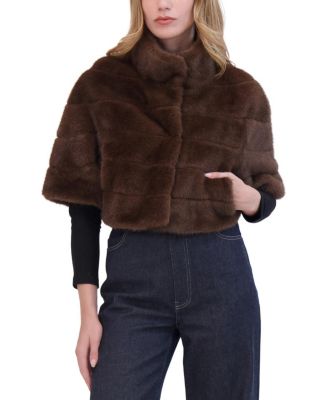 Faux Fur Mink Bolero