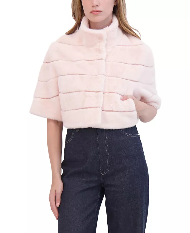 Lyla Grant Faux Fur Mink Bolero