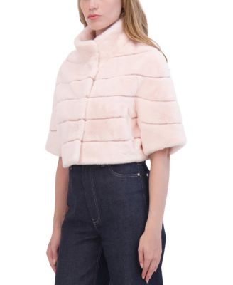 Faux Fur Mink Bolero