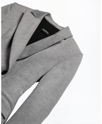 Structured Double-Breasted Maxi Coat