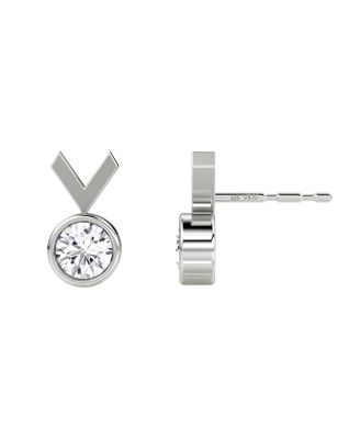  Arrow Stud in 14K Gold, 0.50ctw Round Brilliant Lab Grown Diamond