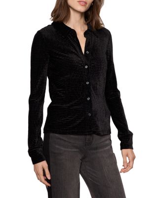 Fitted Button Front Top