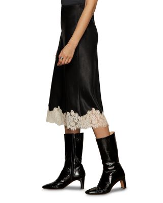 One Of A Kind Satin Skirt 