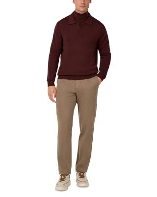 Knitted Merino Wool Polo Shirt