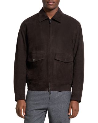 Aviator Relaxed Fit Suede Jacket
