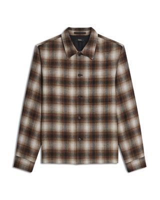 Plaid Button Down Overshirt