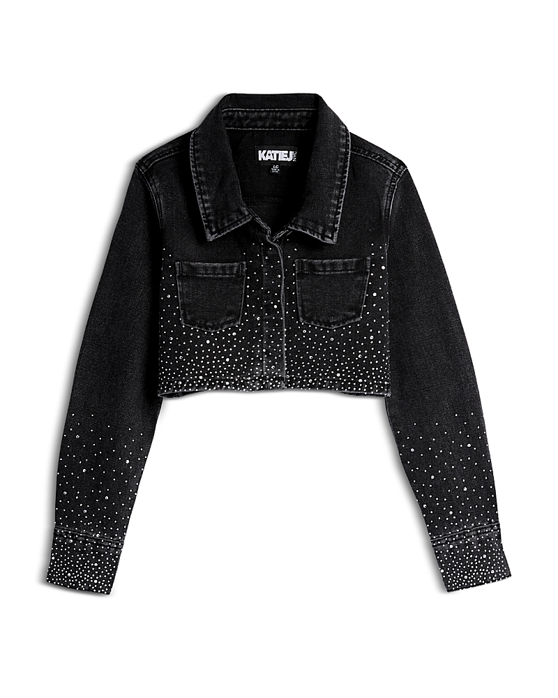 Katiejnyc Girls' Tween Singapore Jacket - Big Kid In Black