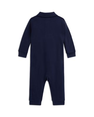Boys' Triple Pony Cotton Mesh Polo Coverall - Baby
