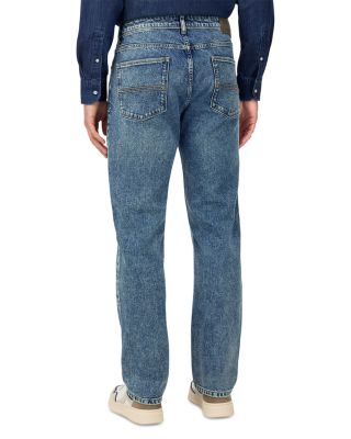 Straight Fit Jeans in Medium Blue