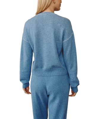 Whipstitch Crewneck Sweater