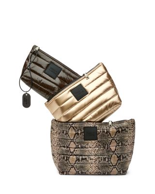 Travel Trio Quilted Nylon Travel Organizer Bags, Set of 3