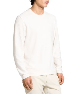 Delroy in Studio T Jacquard Relaxed Fit Long Sleeve Tee