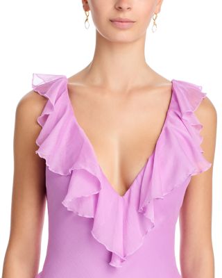 Estella Bias Ruffled Gown