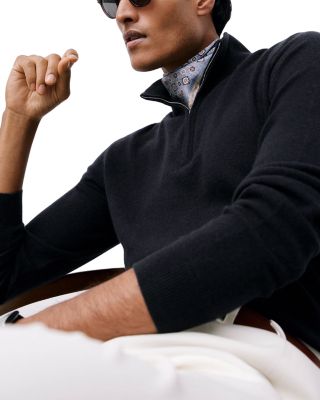 Half Zip Cashmere Sweater