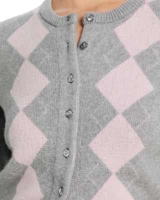 Windsor Argyle Cardigan Sweater 