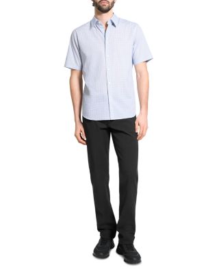 Irving Short Sleeve Mini Geo Relaxed Fit Button Down Shirt