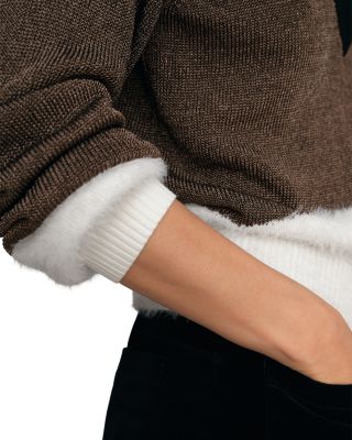 Metallic Patterned Sweater 