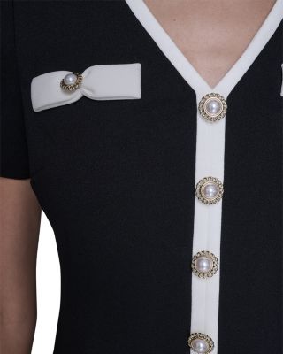 Scuba Crepe A Line Dress