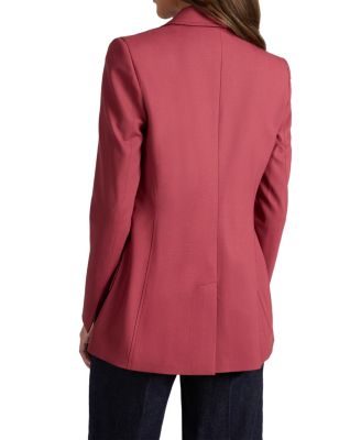 Freya Three Button Jacket in Stretch Wool