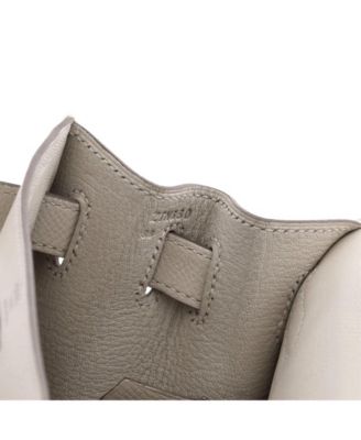 Kelly 28 Handbag Light Epsom with Palladium Hardware