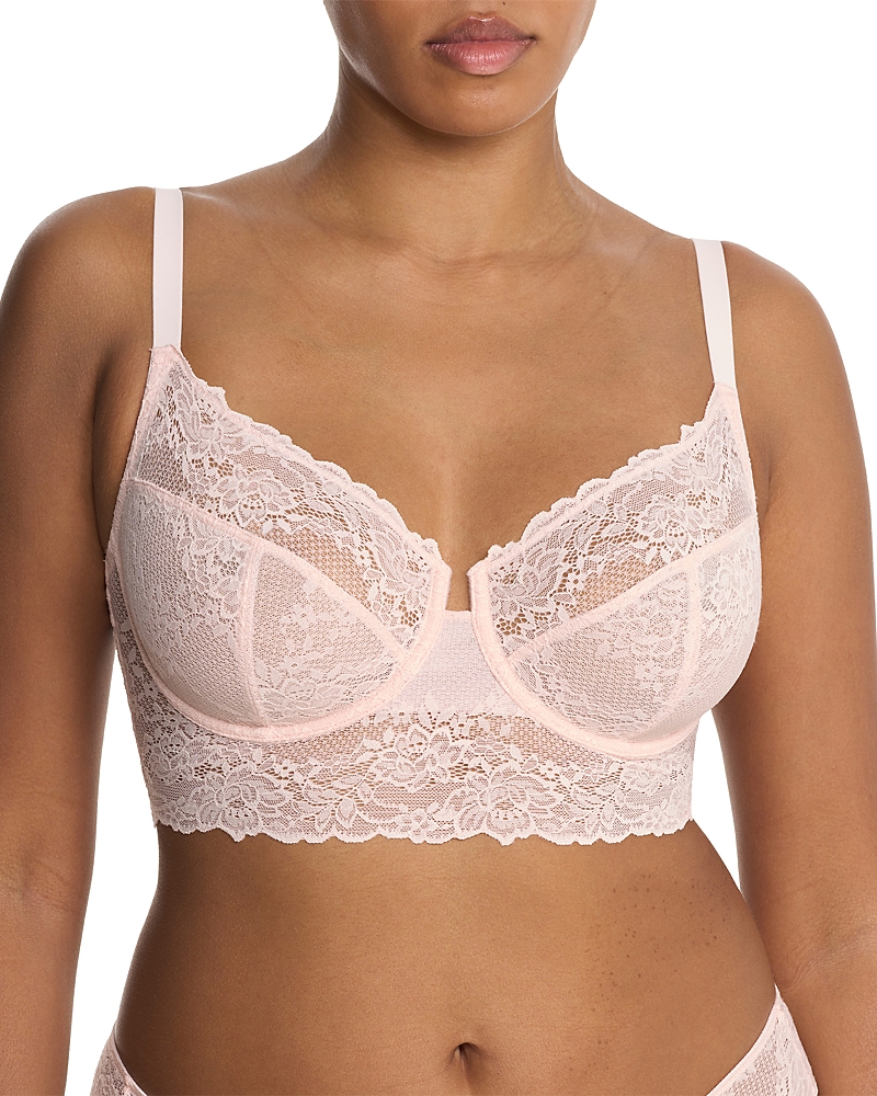Natori Heavenly Full Coverage Longline Lace Underwire Bra