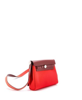 20 Herbag Zip Toile and Leather