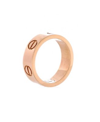  Love Band Ring 18K Rose Gold