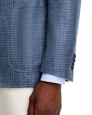 Kei Houndstooth Unstructured Trim Fit Sport Coat