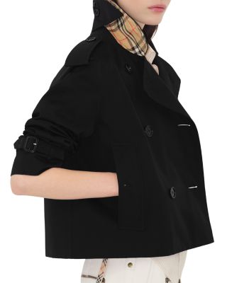 Haltye Cropped Trench Jacket