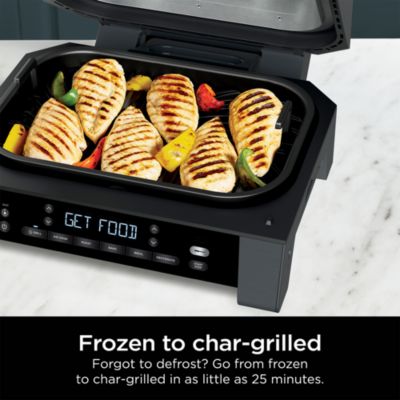 Foodi Smart XL 6-in-1 Indoor Grill &amp; Air Fryer with Built in Thermometer