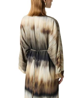 Tie-Dye Patterned Maxi Dress