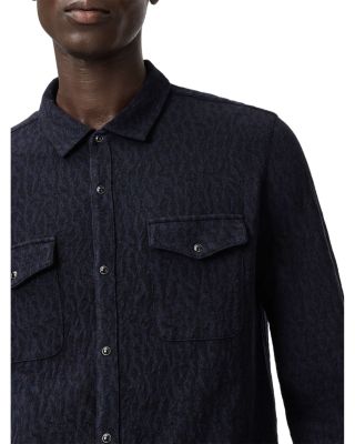 Ramona Abstract Print Western Shirt