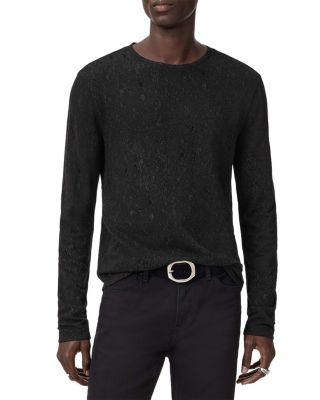 Vera Jacquard Textured Crewneck Sweater