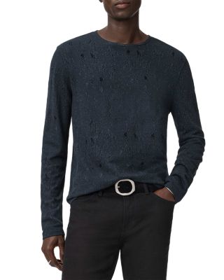 Vera Jacquard Textured Crewneck Sweater