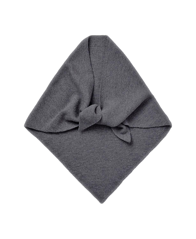 Hyer Goods Upcycled Merino Wool Head Scarf In Gray