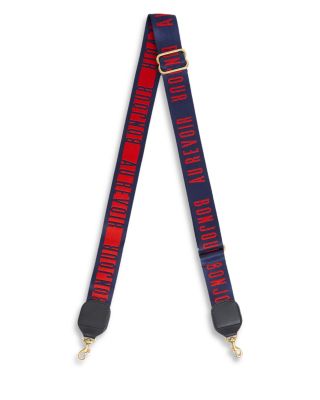 Adjustable Printed Nylon Crossbody Strap 