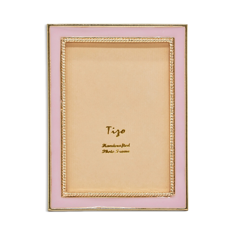 Tizo Enameled Gold Frame, 2 X 3 In Pink