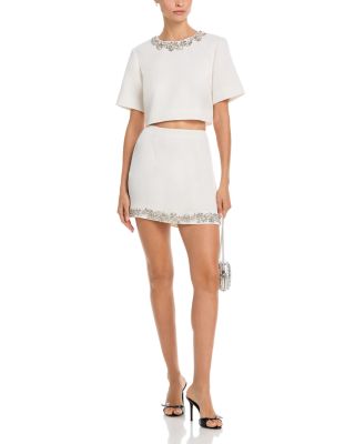 Tumbling Flowers Crop Top