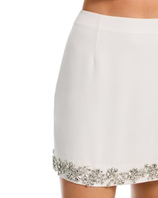 Tumbling Flowers Miniskirt