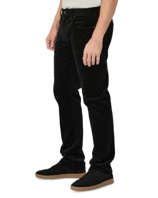 Federal Slim Straight Corduroy Jeans in Black